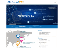 Tablet Screenshot of naturaltel.com